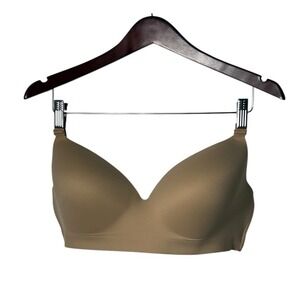 SOMA Enbliss Wireless Bra Mochaccino 42C Beige Nude